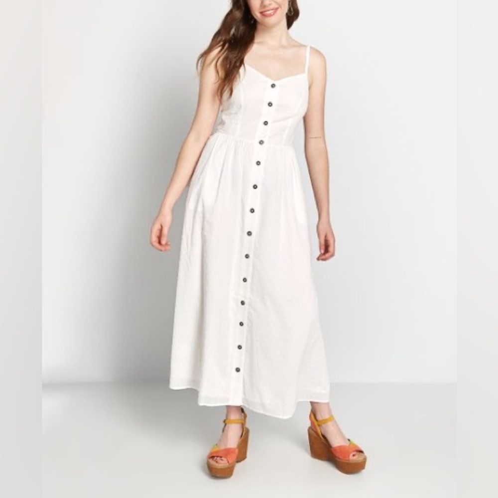 ModCloth Quite Clearly Charismatic Midi Dress NEW 8